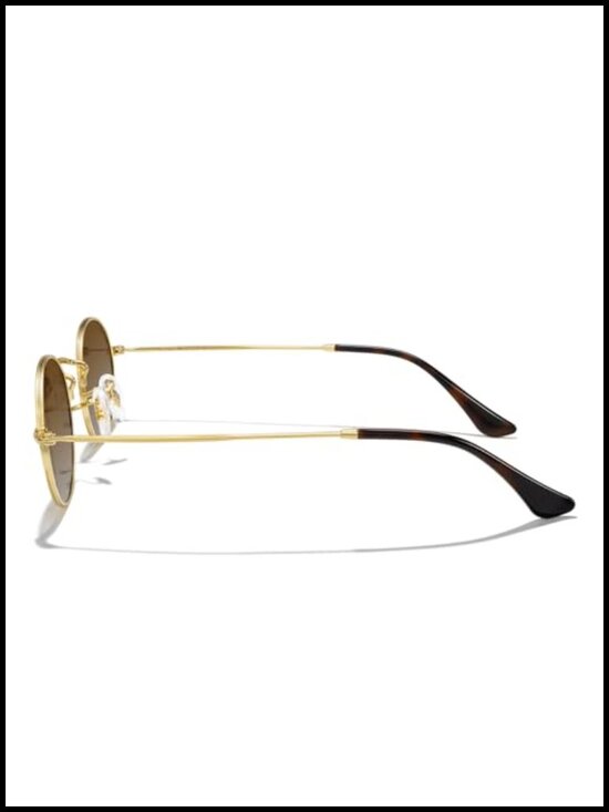 Oval Metal Polarized Sunglasses for Women Men Classic Vintage Shades main image 4